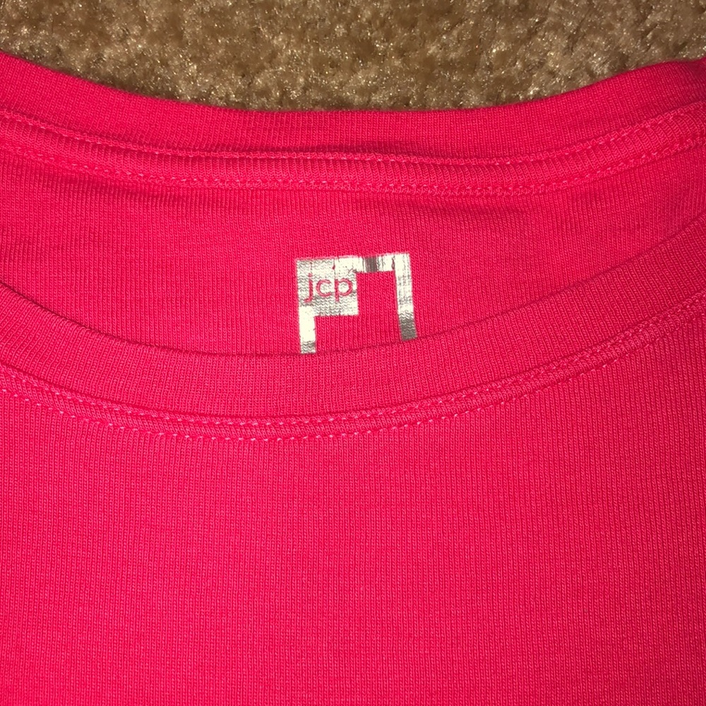 Neon Pink Basic Tee - Picture 2 of 2